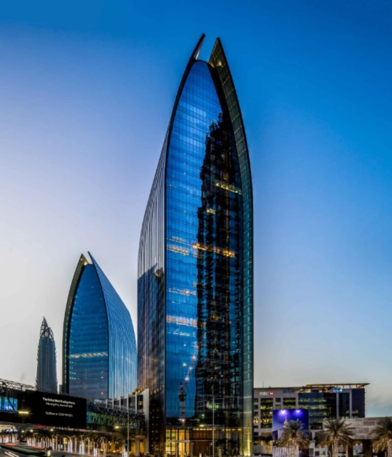 Boulevard Plaza, Dubai - photo by Terry Wier