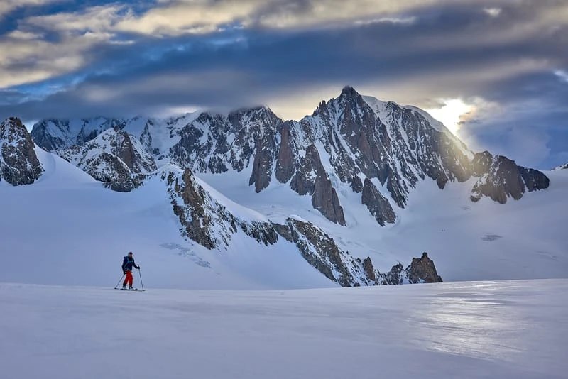 Ski touring in Mont Blanc area. ©Paolo Sartori