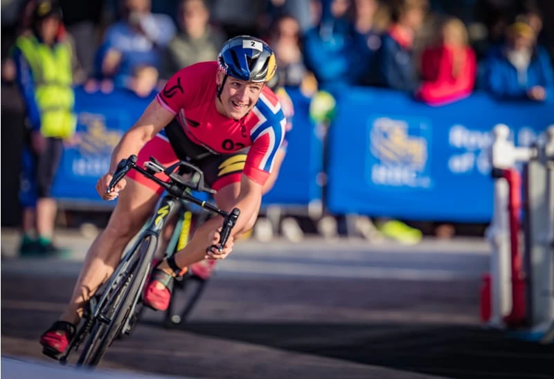 Kristian Blummenfelt - Super League Jersey - copyright Super League Triathlon