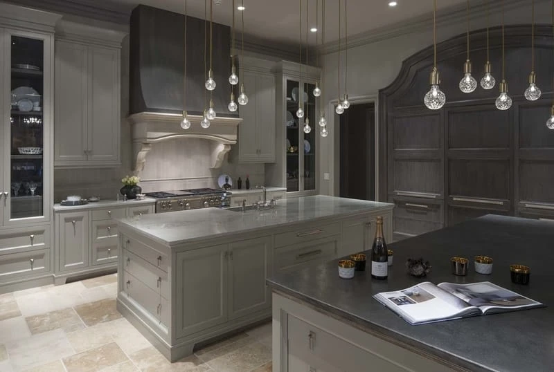 Limestone Chateau Kitchen - designed by William T. Baker