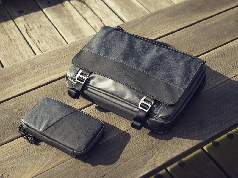 Etchr Satchel and Etchr Field Case