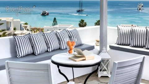 Interview with George Sotiropoulos, Co-Founder of Hostlab Ltd., about Bay Bees Sea View Suites & Homes from Mykonos