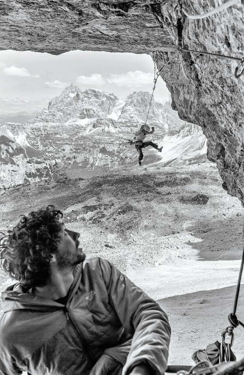 Barbara Zangerl - Photo by Thomas Senf (Bellavista, Tre Cime, Dolomites)