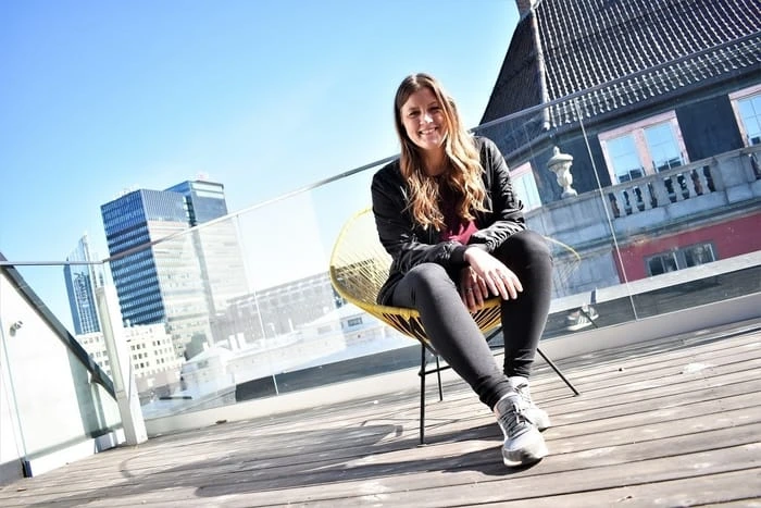 Picture from the Superior rooms with balcony, Emelie Hamberg, General Manager at Comfort Hotel Xpress Central Station, Photo credit: Synn ve Sundby Fallmyr